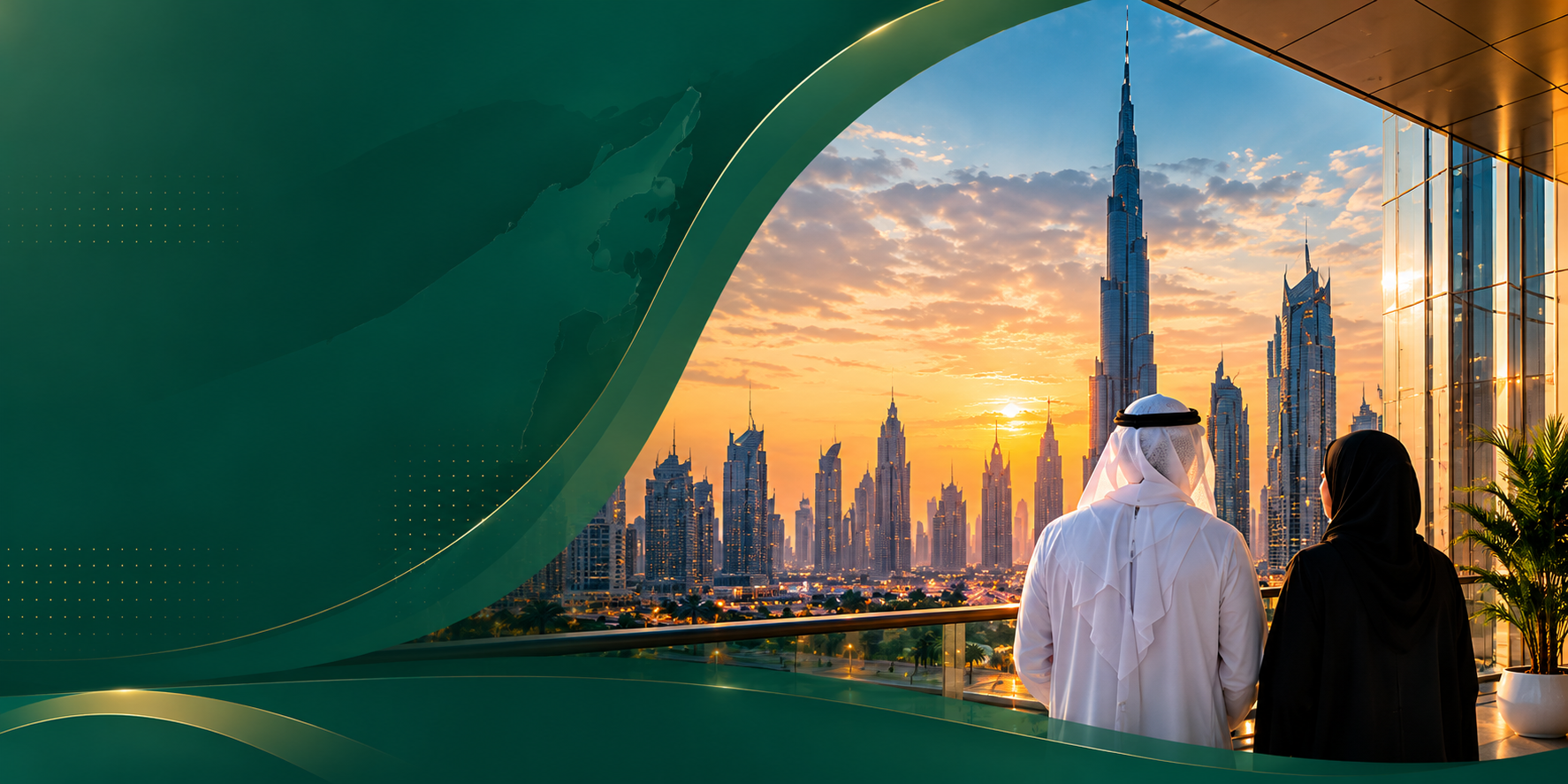 Dubai skyline representing Tabreez corporate services in the UAE